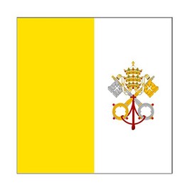 Nylon Papal/Vatican Flag - 2'H x 3'W