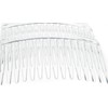 Glitz4Girlz® 4 Pack 7cm Clear Hair Side Combs Slides Grips