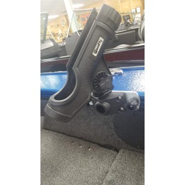 Rod Holder Mount Bracket - Tracker Versatrack and Lowe Boats (Blackout)