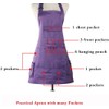 boshiho Painting Aprons Barber Apron with Pockets for Women Men