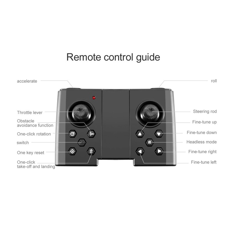 Flying Toys Drone with LED Light Remote Control Hand Drone