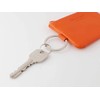 Slip-on Noir Key Pouch Mini Leather Orange NSL-1803