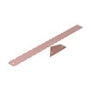Guitar Measuring Tool Set Silver Aluminum Neck Straight Edge Fret
