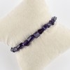 Natural Zambian Amethyst Gemstone Full Beaded Nuggets Choker Bangle Bracelets