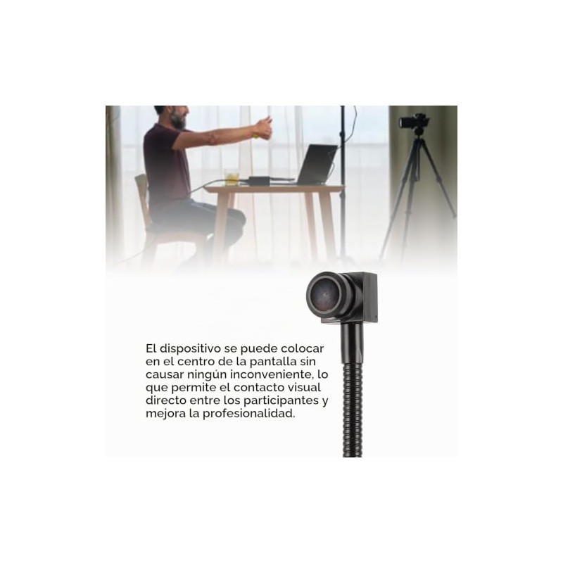 Cámara Web Central USB 1080P de Bewinner, Enfoque Fijo, Micrófono