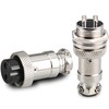 Tunghey 10-Pack GX12 4-Pin Aviation Connector Plug - 5 Female