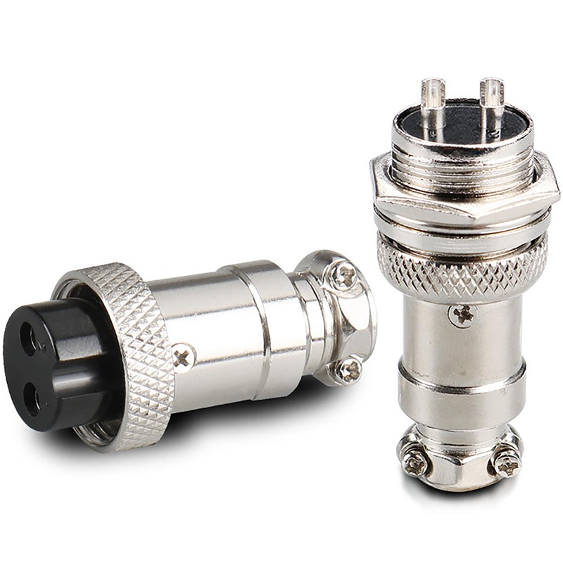 Tunghey 10-Pack GX12 4-Pin Aviation Connector Plug - 5 Female