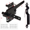 Gate Latch for Wooden Fence, Heavy Duty Self Locking Gate