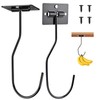 Banana Hook Under Cabinet, 2 Pcs Banana Holder for Fresh