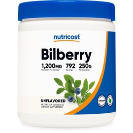 Nutricost Bilberry Powder 250 Grams - Gluten Free and Non-GMO