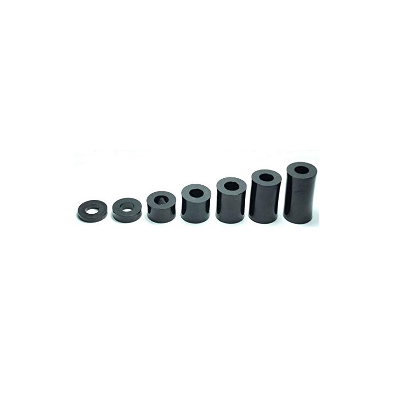 10X Plastic SPACERS M6 Thickness 2MM to 30MM ID 6MM