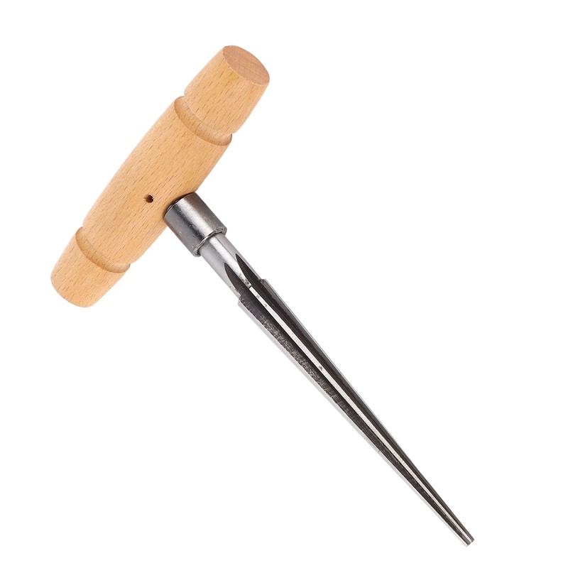 Guitar Pin Hole Reamer Wooden Handle Tapered Reamer Musical Instrument