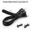 Reusable Hook and Loop Cable Ties - 3/4inch X 16ft