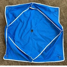 Fisqueen Replacement SandBag Blue Polyester Fiber Fabric Gift Bag Supplies