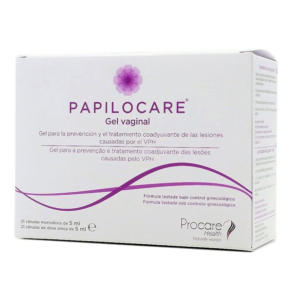 Papilocare Vaginal Gel 21 canulas of 5 ml