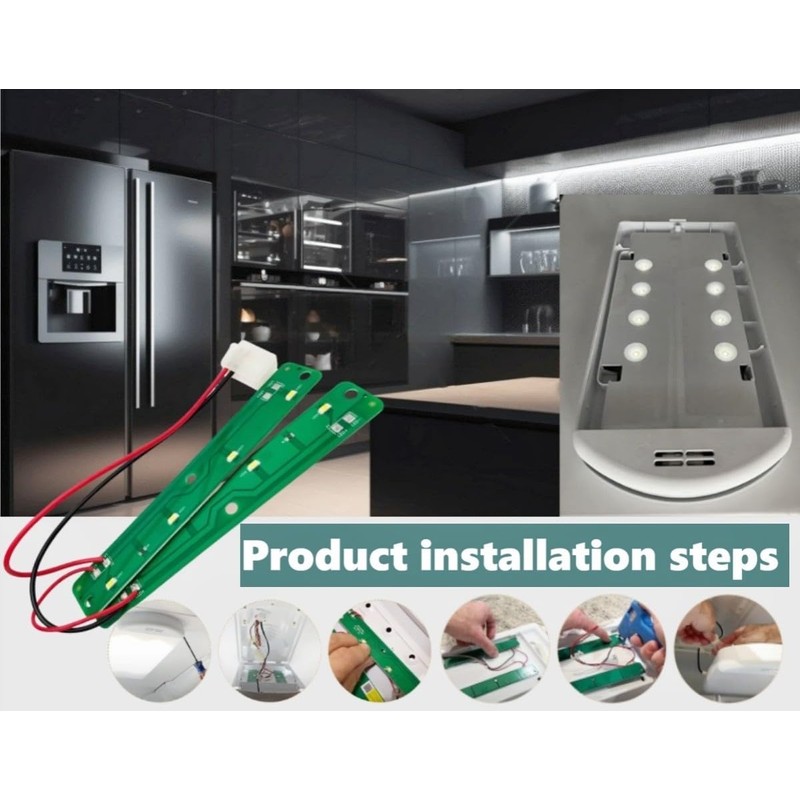 W11042554 Refrigerators LED Light Board Compatible for Whirlpool, Maytag, Amana