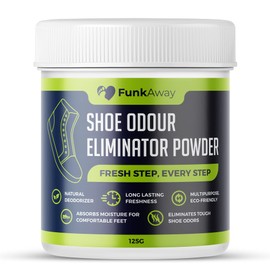 Shoe Odour Eliminator Powder | Leaves Smelly Shoes Fresh & Clean | | Long Lasting & Natural Odor Remover Formula | 100g