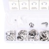 120PCS Snap Rings Assortment Kit Corrosion Resistant Stainless Steel Retaining