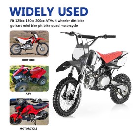 RUIQIMOTO Motorcycle 428 Drive Chain 122 Links with Chain Breaker for 125cc 150cc 200cc Mini Dirt Bike Go-Karts Trail Bike Taotao Apollo Coolster Baja Kazuma Chinese ATVs 4 Wheeler Quad Heavy Duty