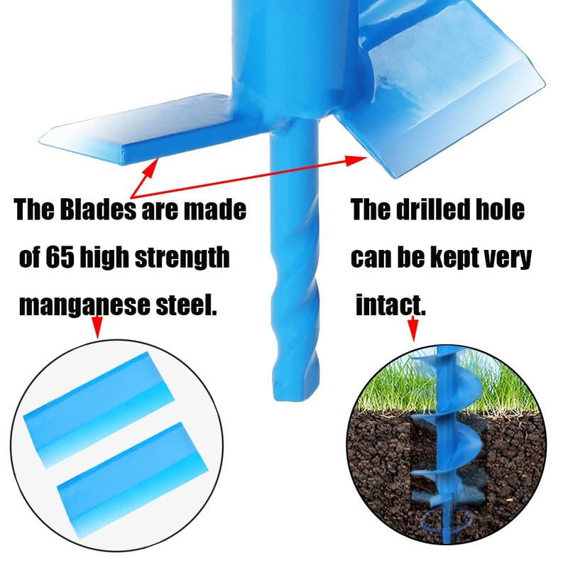 16" x 4" Upgraded Auger Drill Bit with Sharp Thickended