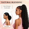 28inch Drawstring Ponytail Extension,Black Hair Extensions For Women,Long Curly Ponytail
