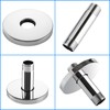 Straight Shower Arm with Flange, Ceiling Mount 3 Inches Rain
