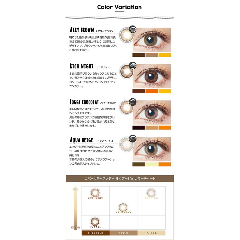 Evercolor One Day Lukage 30 Sheets Airy Brown -3.25