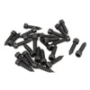 uxcell 6mm x 25mm Threaded Carbon Steel Hex Head Self
