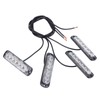 4pcs Side Marker Light Aluminum 12V to 24V 18 Lighting