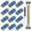 MTDELE 12Pcs Photoresistor Light Sensor 3Pin 3.3V-5V 5MM LDR LM393
