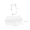 jojofuny Gardening Organizer Compartment Storage Box for Seeds Lightweight and
