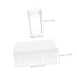 jojofuny Gardening Organizer Compartment Storage Box for Seeds Lightweight and Portable Container for Flower and Lid for Easy Viewing and Efficient Organization