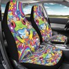 KEIAHUAN Frog Hippie Flower Car Seat Cover for Women 4