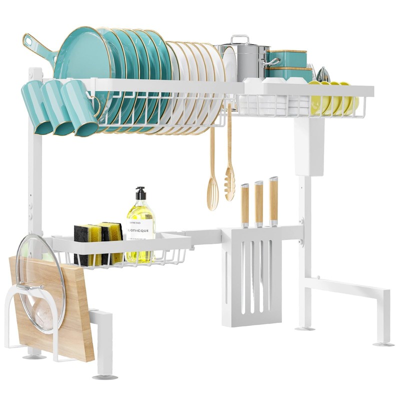 Sakugi Over The Sink Dish Drying Rack - Adjustable 2