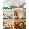 MKUJOO 4 Inch 5CCT LED Recessed Ceiling Dimmable Light with