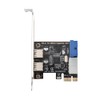 PCI-E to USB 3.0 Expansion Card 19-Pin Converter External 2