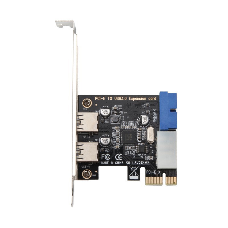 PCI-E to USB 3.0 Expansion Card 19-Pin Converter External 2