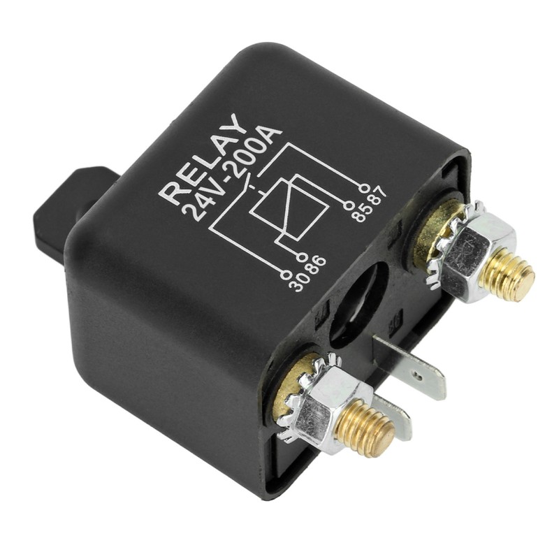 24V 200A Car Start Relay High Current Normally Open Brass