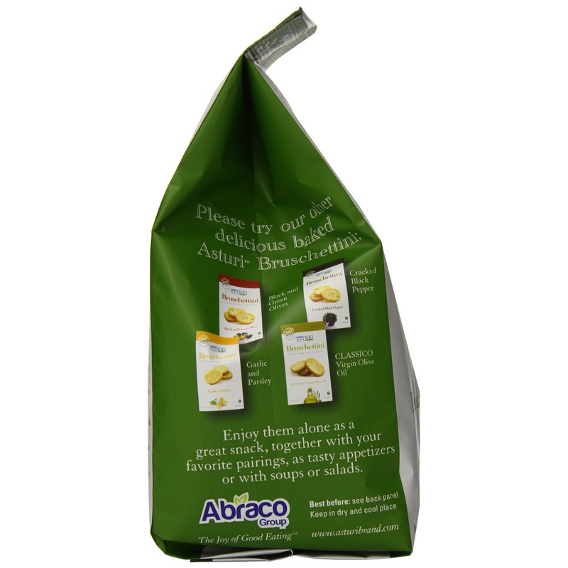 Asturi Bruschettini, Rosemary and Olive Oil, 4.23 Ounce