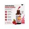 Vitamina B12 Líquida KAKEWEEU Complejo B con Metilcobalamina, para Cerebro