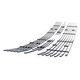 APS Compatible with Chevy Silverado 1500 2019-2022 RST & LT & LT Trail Boss Main Upper 304 Stainless Steel Chrome Polished 8x6 Billet Front Grill Grille Insert C65655C