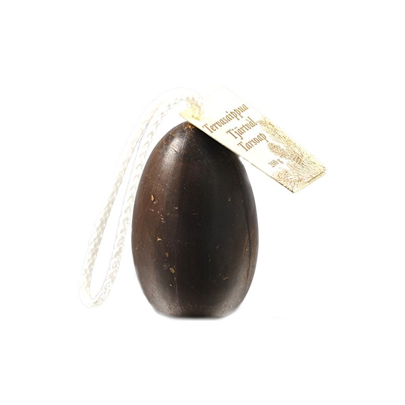 Tar soap with rope by Vaasa Old Soap Company
