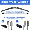AutoTex Clix Wipers - OG Black Carbon Fiber Automotive Wiper