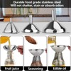 6 PCS Stainless Steel Funnels, Hip Flask Funnel Mini Kitchen