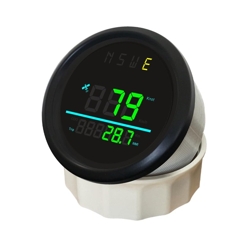 ELING 85MM Digital GPS Speedometer Odometer Gauge with Backlight for