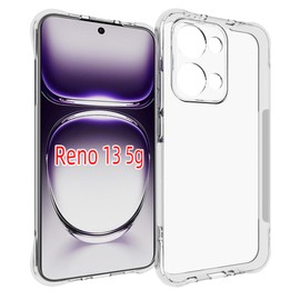 USTIYA Case for Oppo Reno 13 5G Case Clear TPU Four Corners Protection Cover Transparent Soft