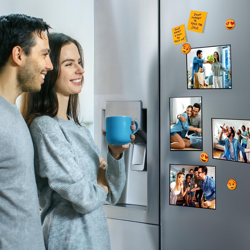 10 Pack 5x7 Magnetic Picture Frames for Refrigerator - Magnet