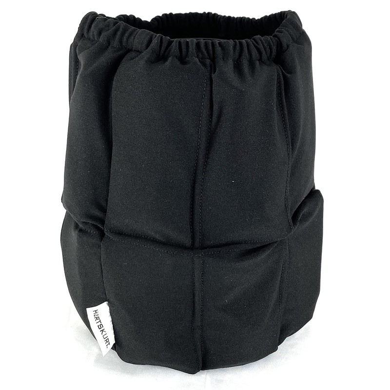 HurtSkurt Revolutionary Stretch-to-fit hot/Cold Pack- Black Extra Large