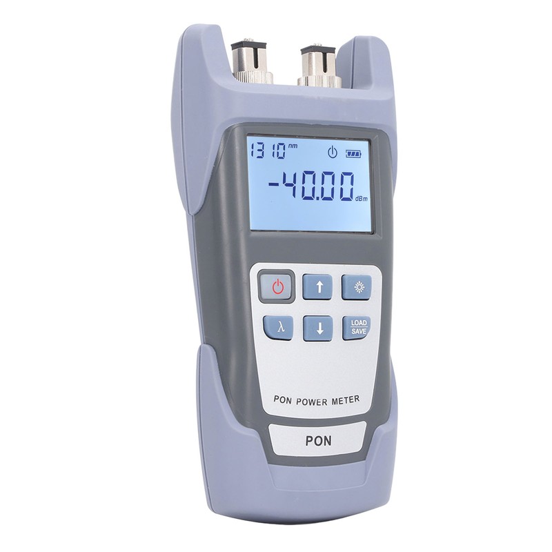 PON Optical Power Meter Fiber Port Checker Red Light Test