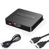 HDMI Splitter 1 in 2 Out, 4K for Dual Monitors,